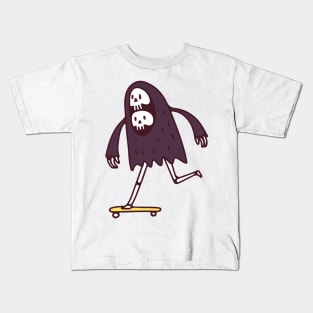 Skate Grim Style Funny Kids T-Shirt